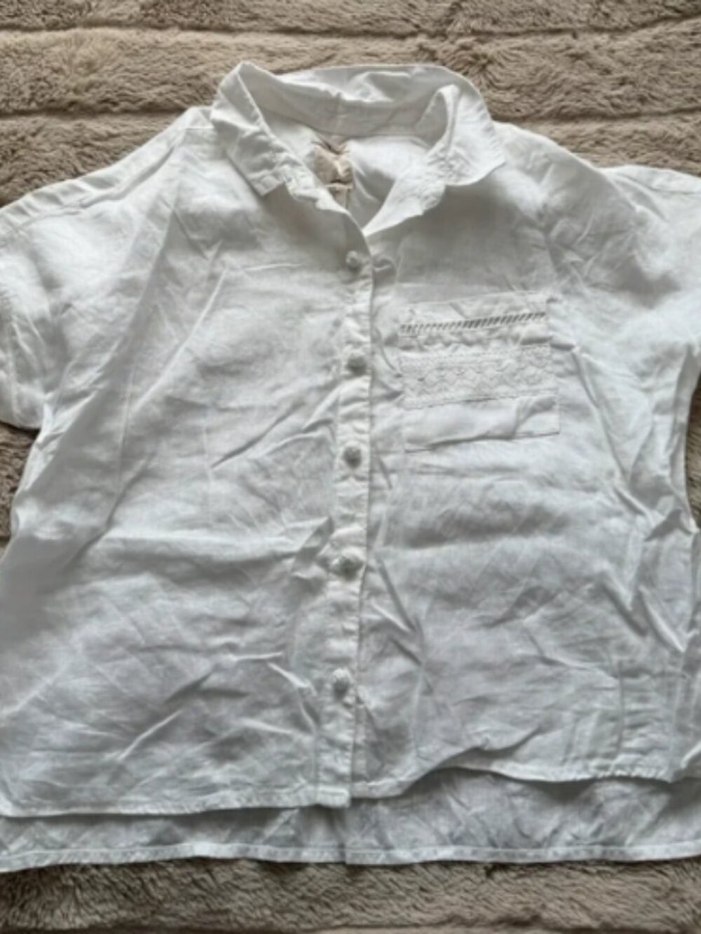 Joie linen white shirt ☀️